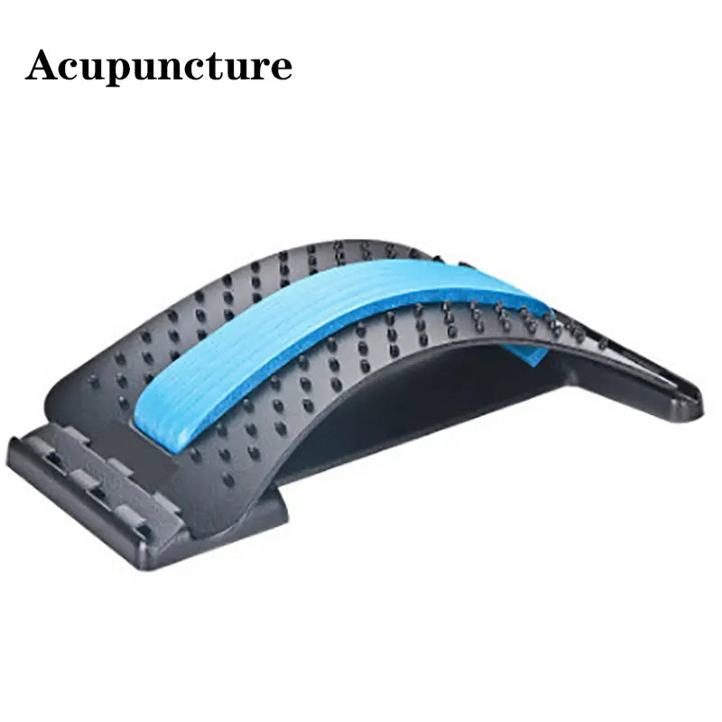 Back Stretcher Multi-Level Adjustable Massager Waist Neck Fitness Lumbar Cervical Spine Cervical Spine Support Massager Lying