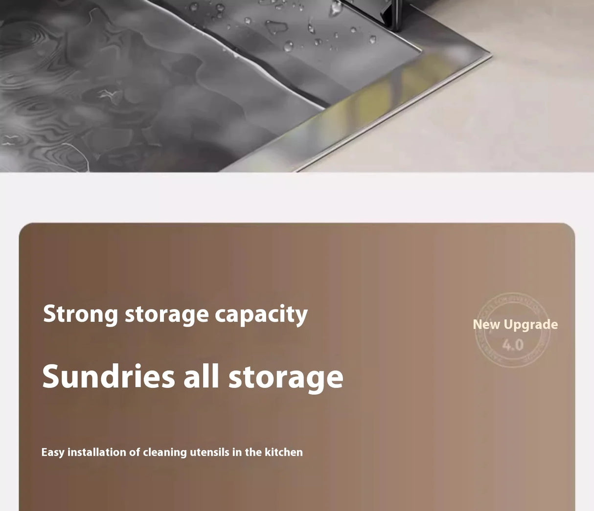 home kitchens Sink rack organizers solutions storage shelves accessories kitchenware kitchen shelf ledge