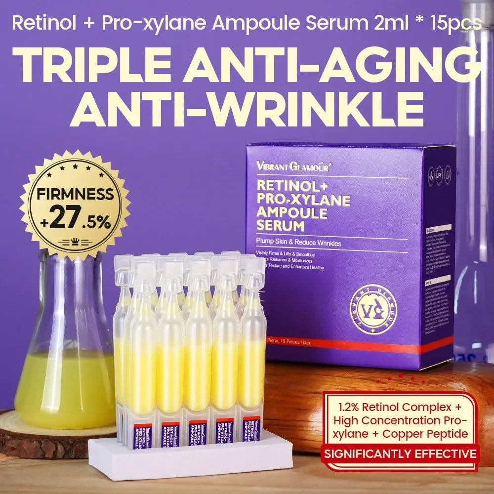 Retino Pro-xylane Ampoule serum Repairs Strengthens The Skin And Diminishes Fine Lines Face Beauty Skin Care 15pcs