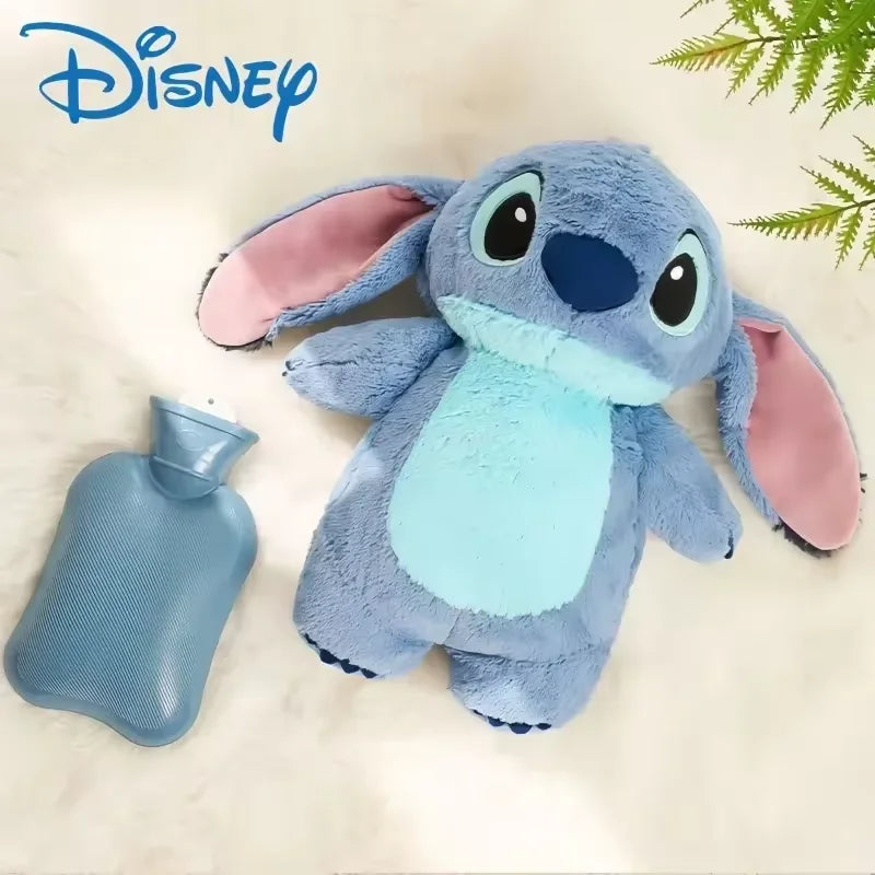 Stitch Angel doll plush Hot water Bottle hand Warmer Cute plush water bottle hand warmer