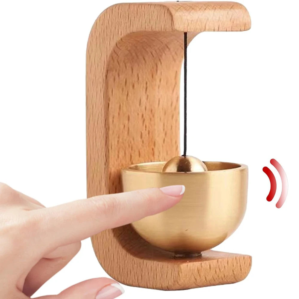 Shopkeepers Bell for Door Opening Doorbell Wind Chime Gift Home Garden Windchime Wood Hanging Bells Entry Alert Chime Decor