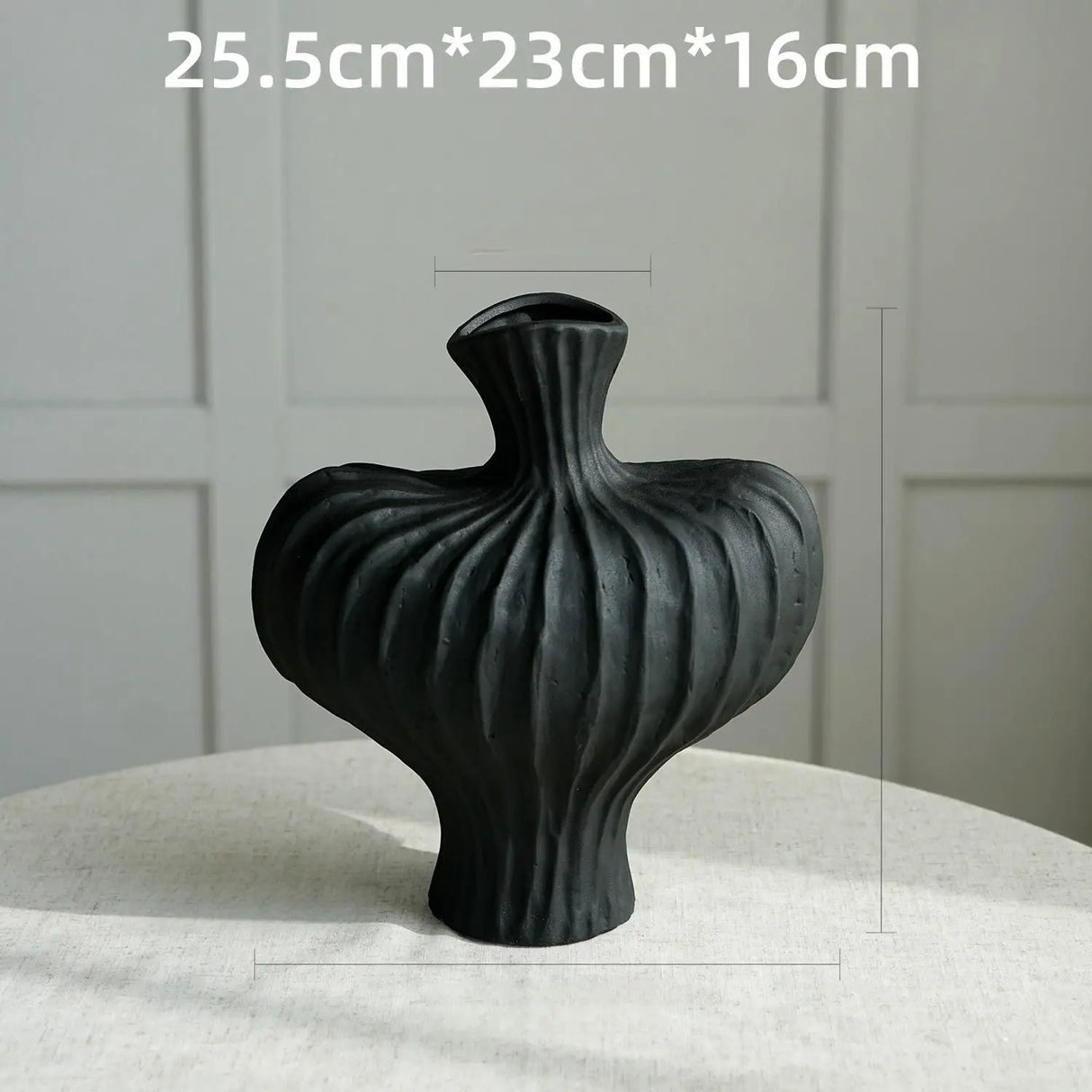 1pc Water Cultivation Imitation Ceramic Plastic Vase Home Living Room Plastic Chic Vase, Modern Minimalist Desktop Decor