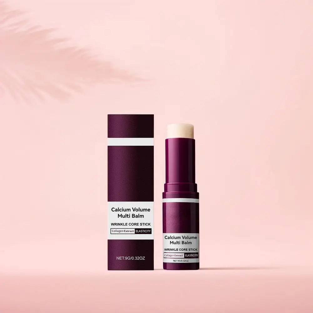 Calcium Volume Multi Balm Hydrating Anti Aging Fade Fine Lines Firming Skin Brightening Nourishing Collagen Moisturing Stick