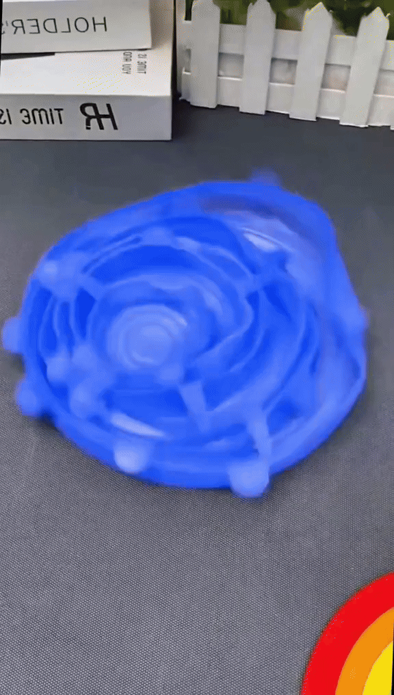 Reusable Silicone Stretch Lids -Eco-Friendly Food Covers.