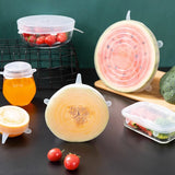 Reusable Silicone Stretch Lids -Eco-Friendly Food Covers.