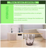 One Box of 20 Pcs Eco Friendly Bamboo Toothbrush Soft Bristles Biodegradable Plastic-Free Adults Toothbrush Bamboo Handle Brush