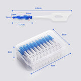 Silicone Toothpick Interdental Brush Stick Tooth Tip Fine Brush Gap Brush Pick Teeth Seam Handy Gadget Cleaning Correction Teeth Orthodontic Toothbrush