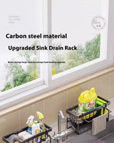 home kitchens Sink rack organizers solutions storage shelves accessories kitchenware kitchen shelf ledge