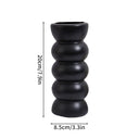 White Plastic Vase Dry Flower Arrangement Vase Hydroponic Bottle Irregular Aesthetic Vases Pots for Living Room Decor Craft