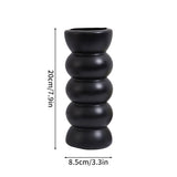 White Plastic Vase Dry Flower Arrangement Vase Hydroponic Bottle Irregular Aesthetic Vases Pots for Living Room Decor Craft