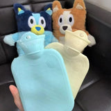 Anime Kawaii Bluey Bingo Heeler Plush Hand Warm Bottle Hot Water Bottles Winter Portable Warm Hand Bag Toys Christmas Gift