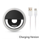 USB Charge Led Selfie Ring Light Mobile Phone Lens Lamp Adjustable Live Brightness Portable Rechargeable Selfie Fill Ring Light