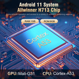 Magcubic HY310 Auto Focus Projector 1080P Native 4K 330ANSI Android 11 WiFi6 BT5.4 Mini Outdoor Movie Projector with Air Mouse