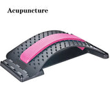Back Stretcher Multi-Level Adjustable Massager Waist Neck Fitness Lumbar Cervical Spine Cervical Spine Support Massager Lying