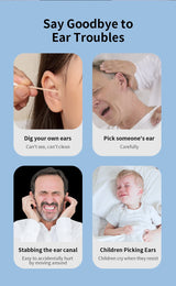 Wireless Ear Wax Cleaner with Camera Safe Earwax Removal Endoscope with Camera Luminous Otoscope Ear Cleaning Tools Ear Care