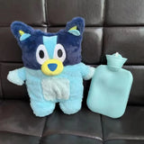 Anime Kawaii Bluey Bingo Heeler Plush Hand Warm Bottle Hot Water Bottles Winter Portable Warm Hand Bag Toys Christmas Gift