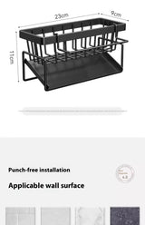 home kitchens Sink rack organizers solutions storage shelves accessories kitchenware kitchen shelf ledge