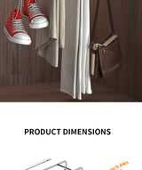 Installation-free under-cabinet rack made of stainless steel for utensils/paper towels Large capacity kitchen storage