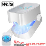 Nail Fungus Treatment LED Laser Device for Cleaning Onychomycosis USB Charge 905nm Infrared Light 470nm Blue Light Nail Salon