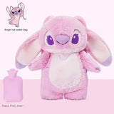 Stitch Angel doll plush Hot water Bottle hand Warmer Cute plush water bottle hand warmer