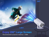 Magcubic HY300 Pro Projector 290ANSI Native 720P Wireless Screen Mirroring System Dual Band WiFi Hi-chip A3100 for Home Theater