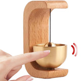 Shopkeepers Bell for Door Opening Doorbell Wind Chime Gift Home Garden Windchime Wood Hanging Bells Entry Alert Chime Decor