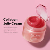 100g Jelly Face Cream Collagen Soft Nourishing Moisturize Face Shrinks Pores Remove Comedones And Face Toner Korean Skin Care