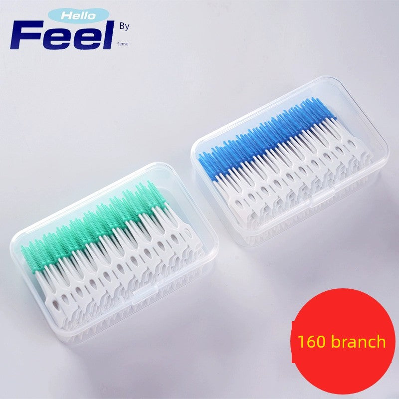 Silicone Toothpick Interdental Brush Stick Tooth Tip Fine Brush Gap Brush Pick Teeth Seam Handy Gadget Cleaning Correction Teeth Orthodontic Toothbrush