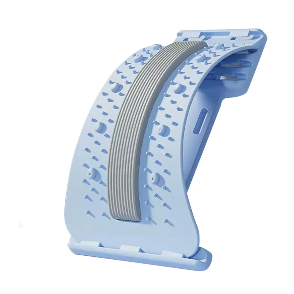 Back Stretcher Multi-Level Adjustable Massager Waist Neck Fitness Lumbar Cervical Spine Cervical Spine Support Massager Lying