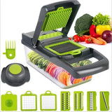 16 in 1 Multifunctional Vegetable Chopper Handle Food Cutter Onion Tomato Carrot Grater Kitchen Tools Vegetable Slicer Dicer Cut