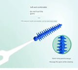 Silicone Toothpick Interdental Brush Stick Tooth Tip Fine Brush Gap Brush Pick Teeth Seam Handy Gadget Cleaning Correction Teeth Orthodontic Toothbrush