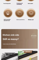 home kitchens Sink rack organizers solutions storage shelves accessories kitchenware kitchen shelf ledge